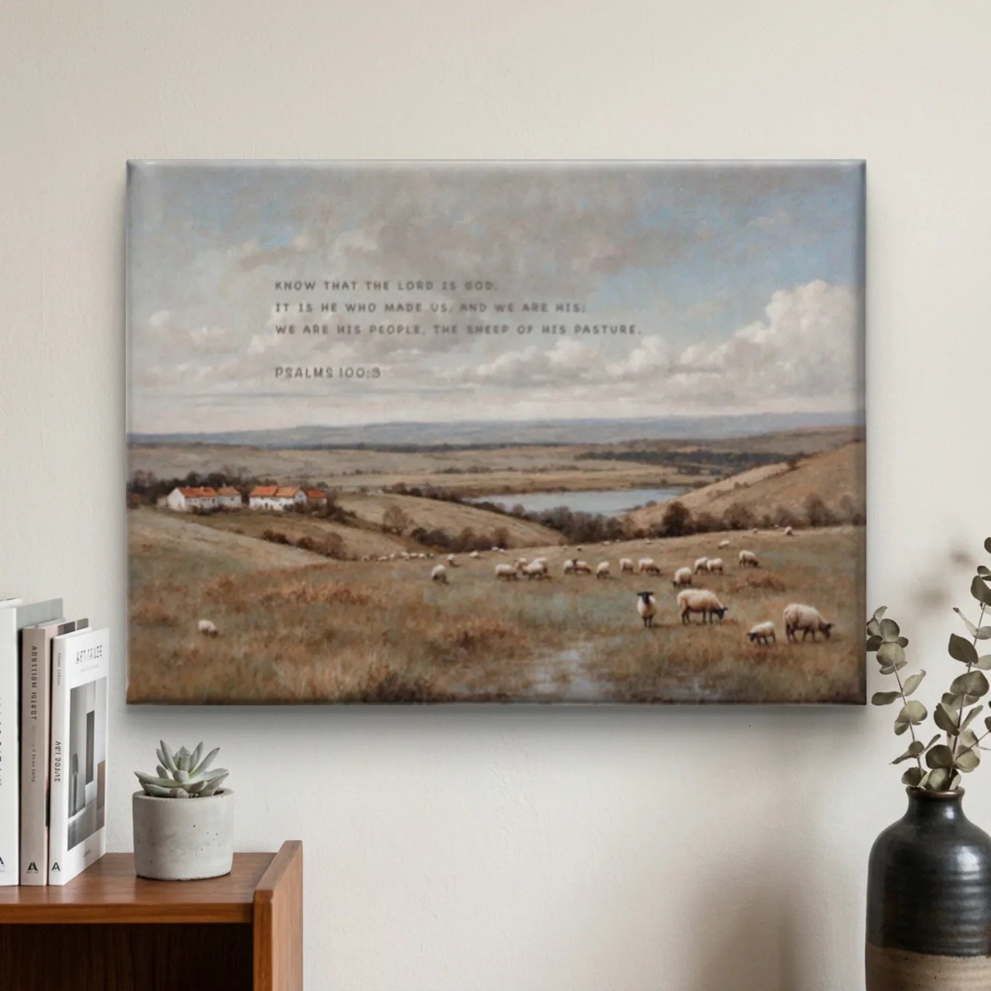 Psalms 100:3| Modern Christian Canvas