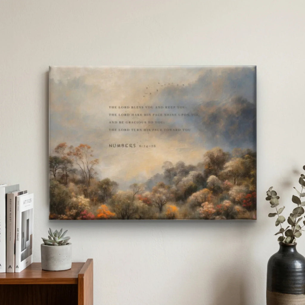 Numbers 6:24-26 | Modern Christian Canvas