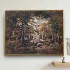Shepherd and Sheep - Modern Christian Art  print