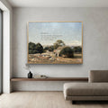 Isaiah 40:8 Modern Christian Art Print