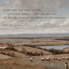 Psalms 100:3 | Modern Christian Art Print