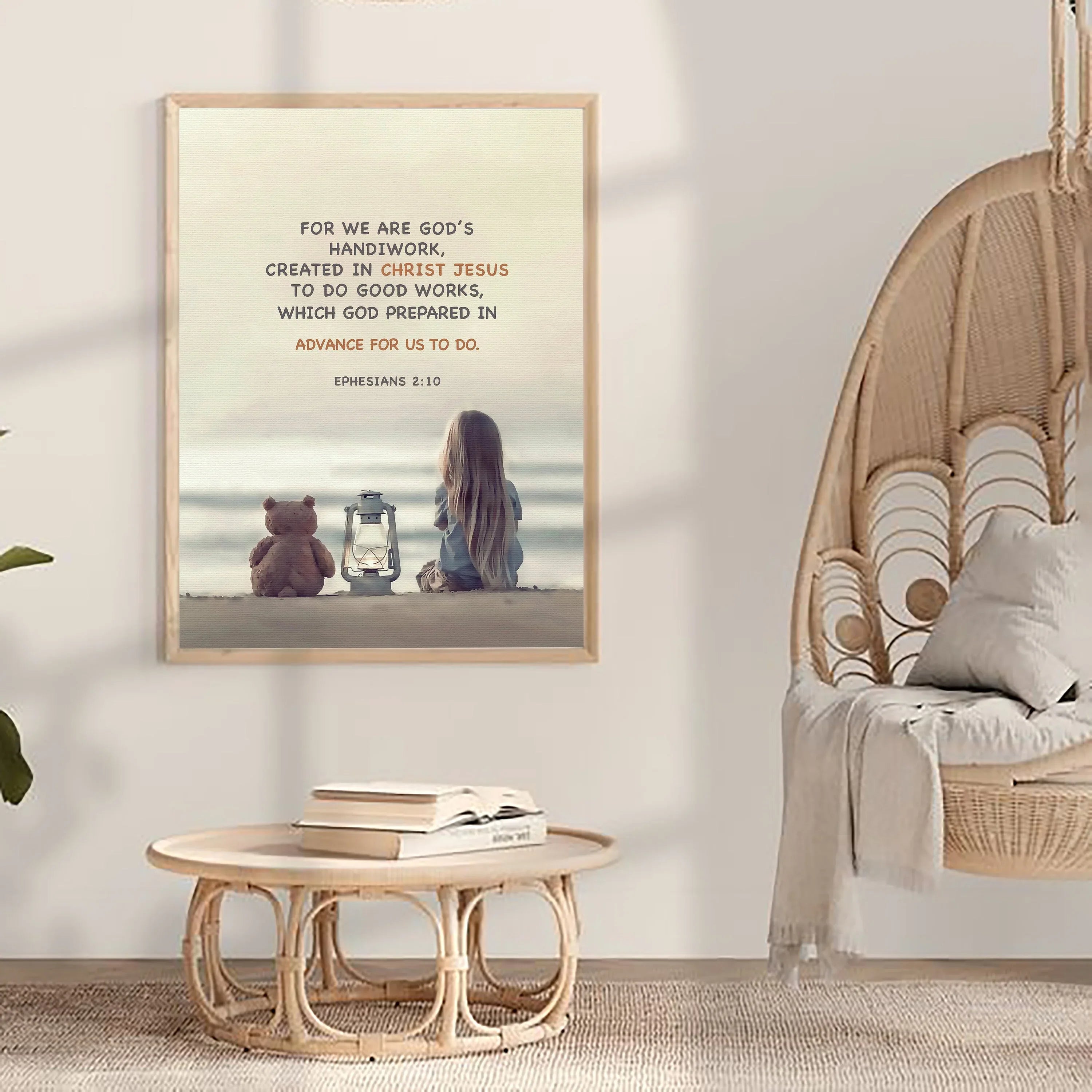 Ephesians 2:10 Kids Bible Verse Print
