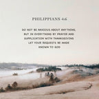 Philippians 4:6 | Modern Christian Art Print