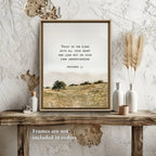 Proverbs 3:5 | Modern Christian Art Print