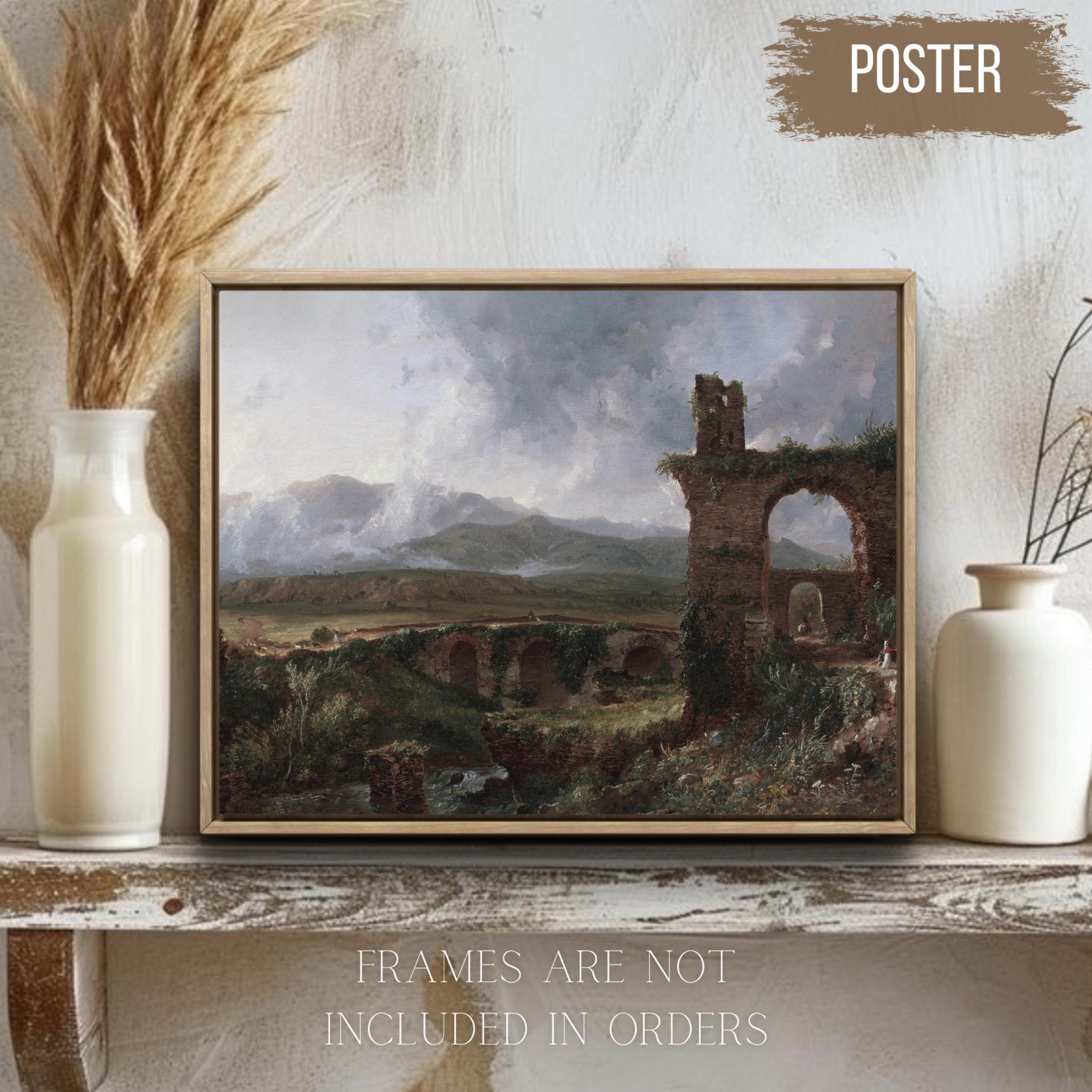 Vintage Autumn Landscape Print