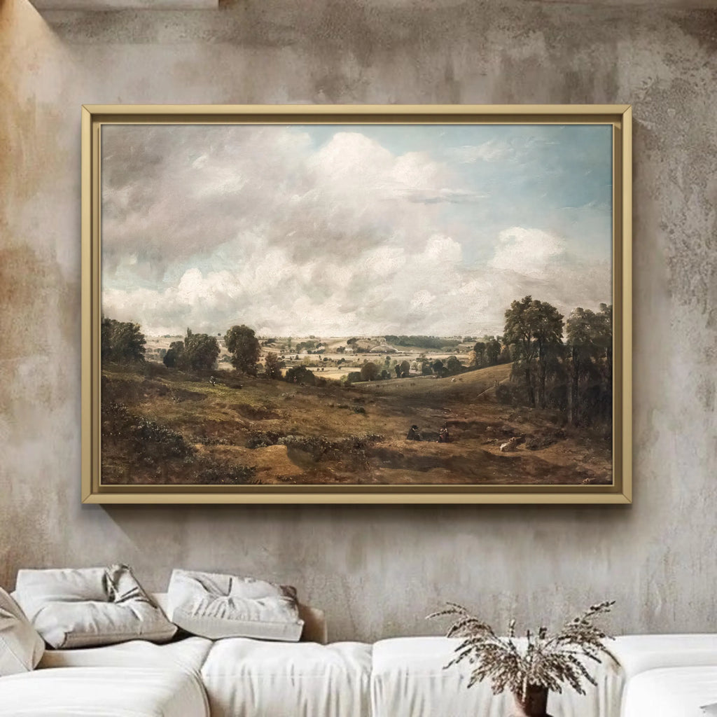 Vintage Autumn Landscape Print