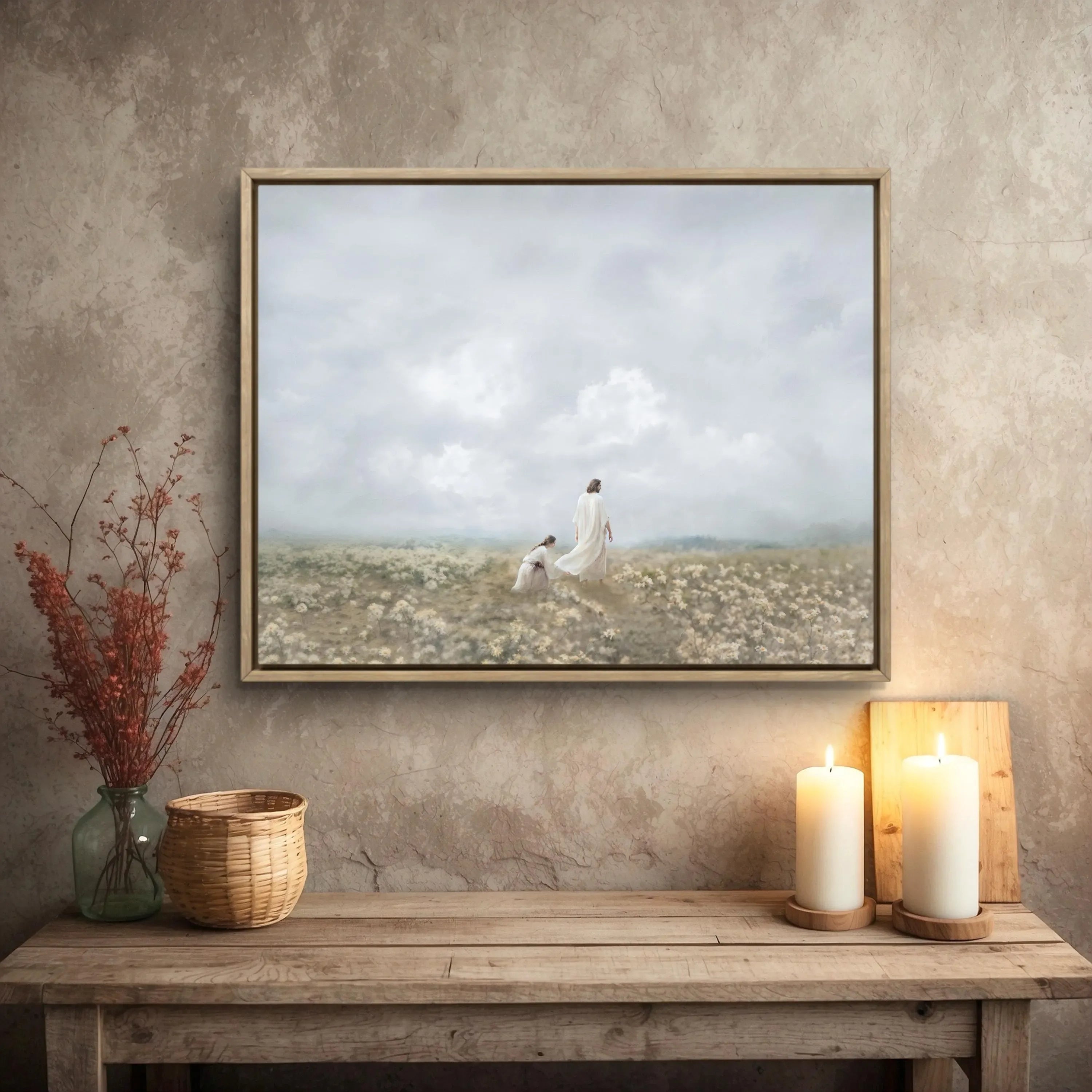 The Healing | Modern Christian Art Print