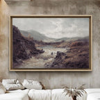 Vintage Rustic Landscape Print