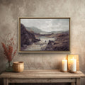 Vintage Rustic Landscape Print