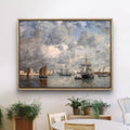 Vintage Rustic Seascape Print