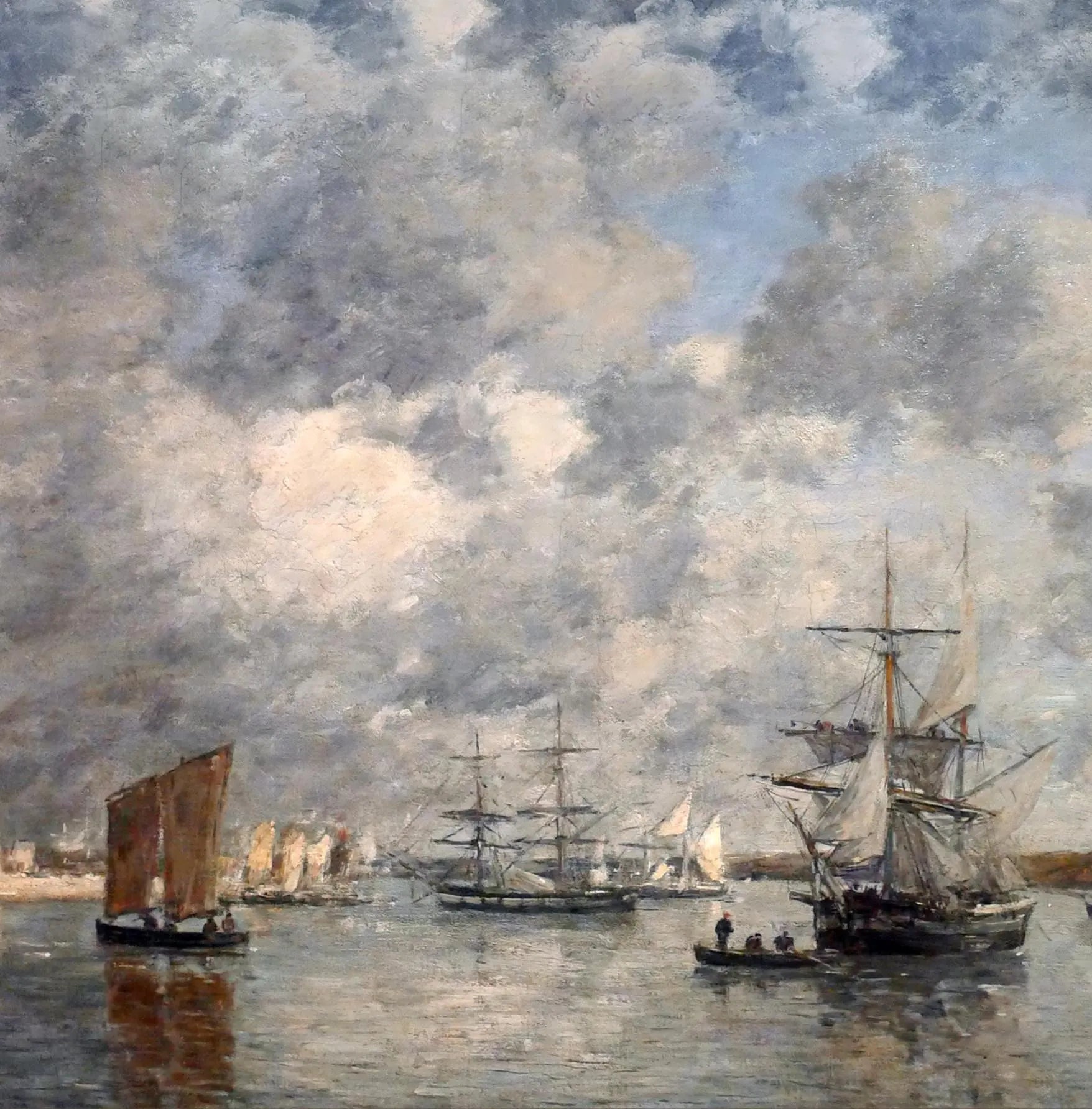 Vintage Rustic Seascape Print