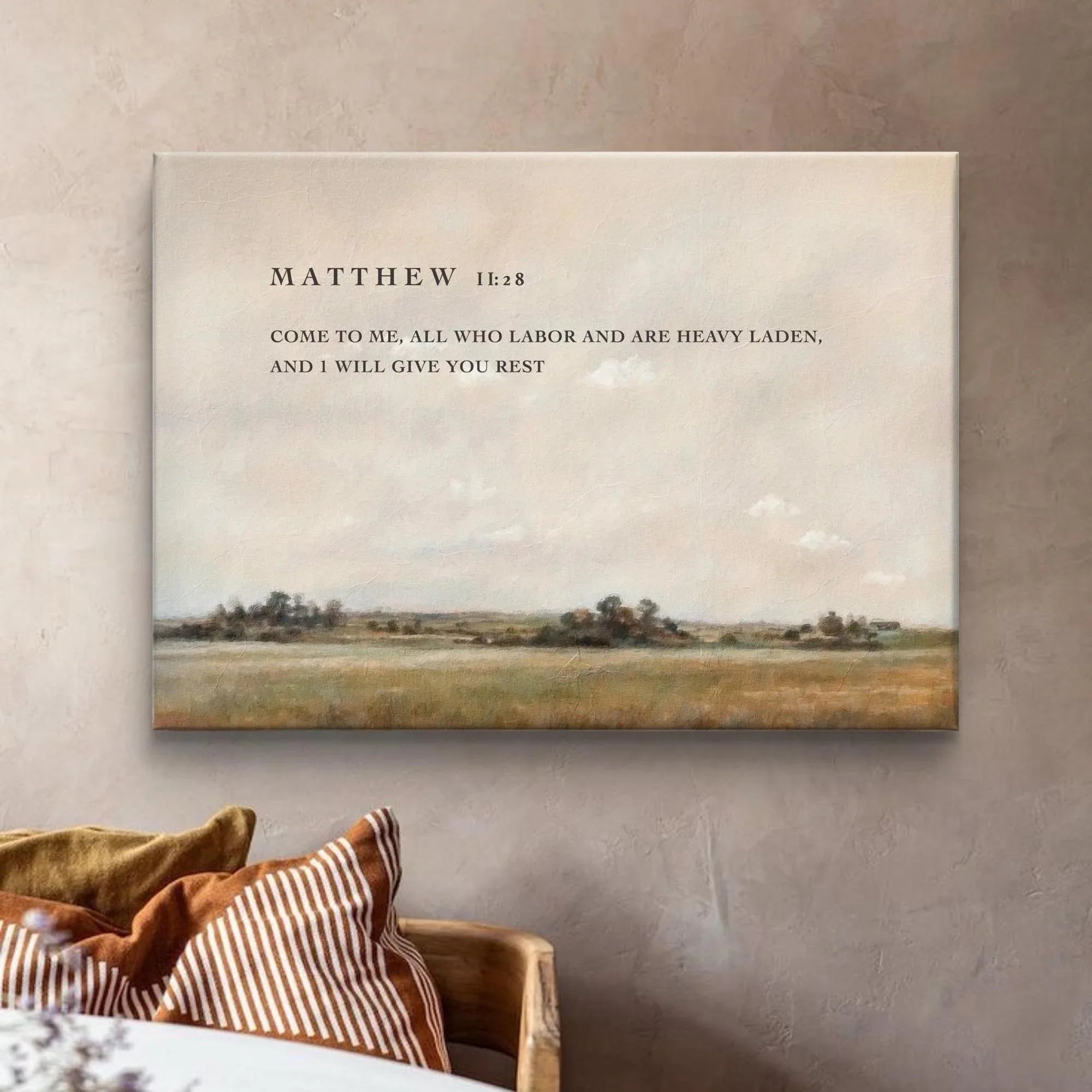 Matthew 11:28 | Modern Christian Canvas
