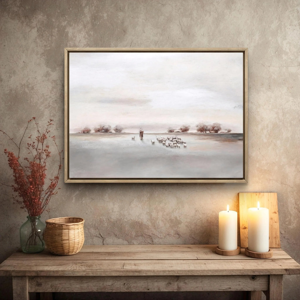 My Shepherd| Modern Christian Art Print