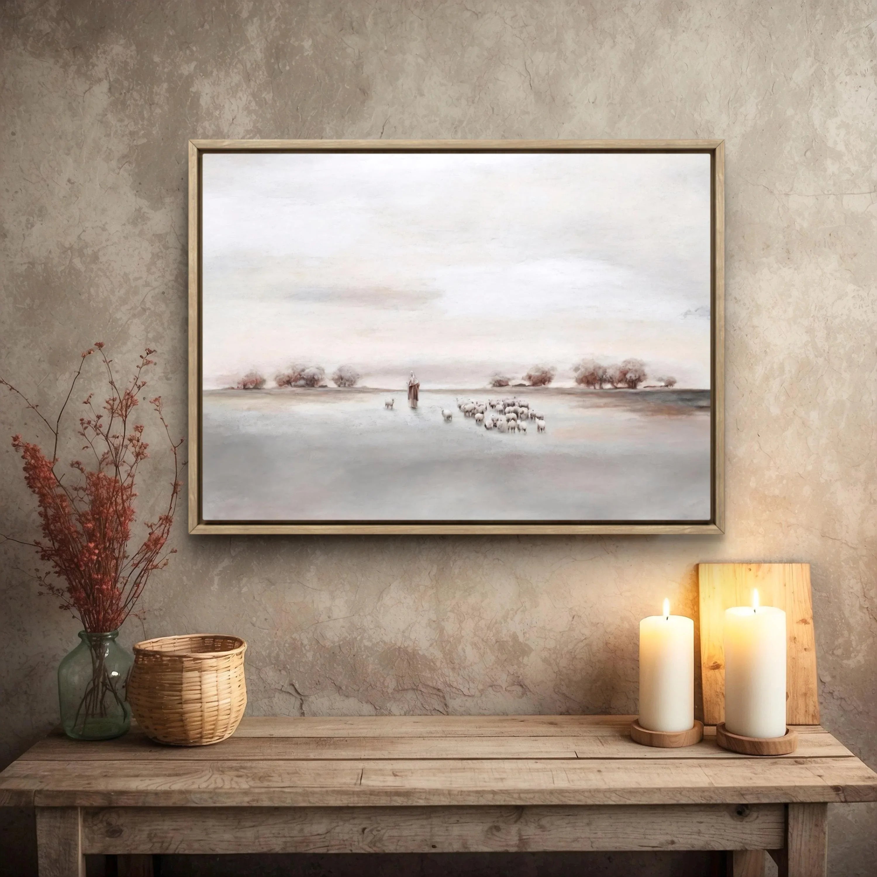 My Shepherd| Modern Christian Art Print