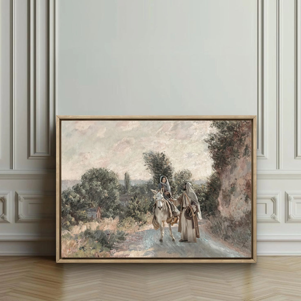 Nativity Scene | Modern Christian Art Print