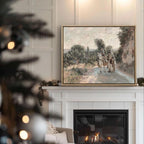 Nativity Scene | Modern Christian Art Print