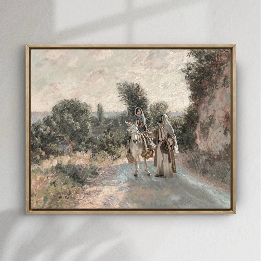 Nativity Scene | Modern Christian Art Print