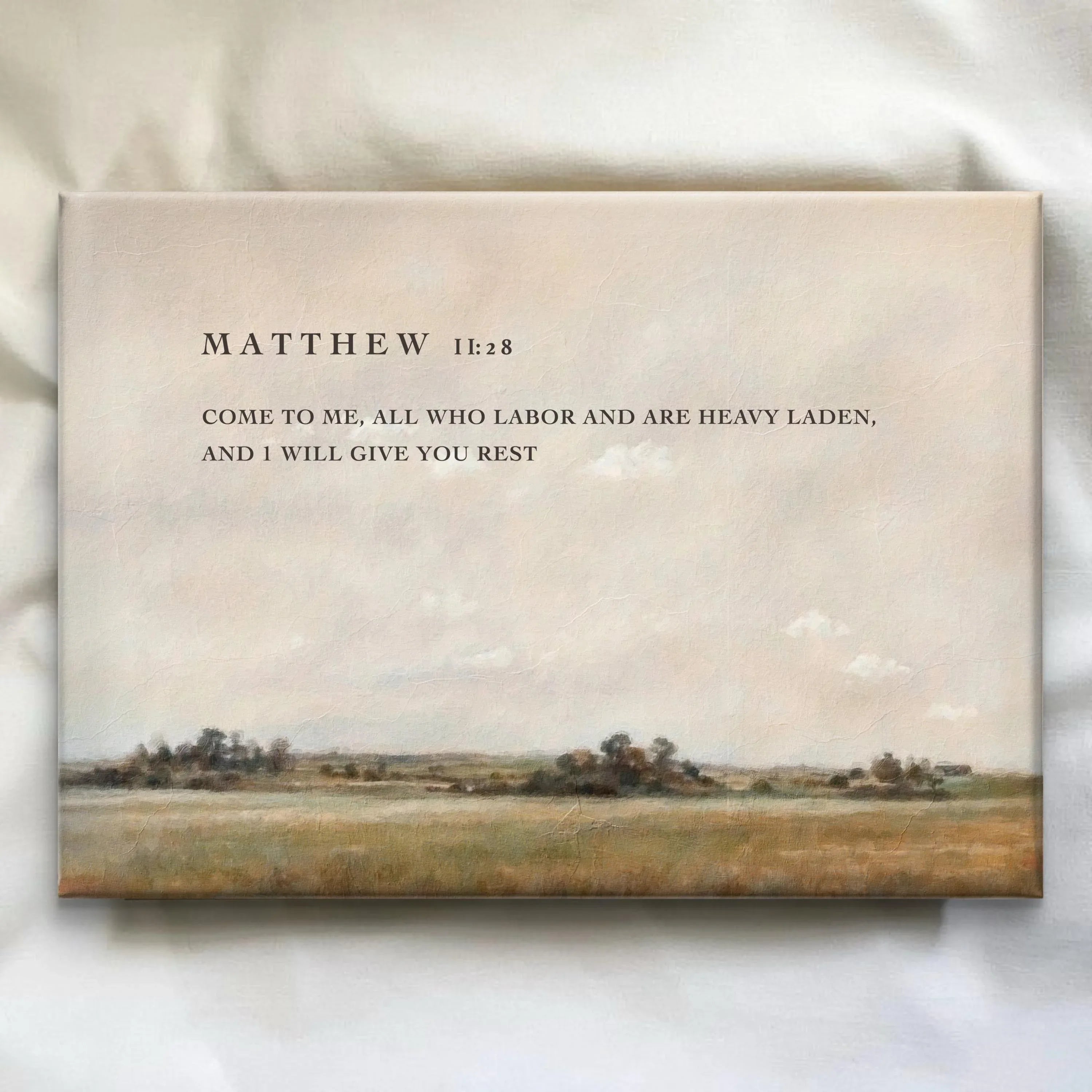 Matthew 11:28 | Modern Christian Canvas