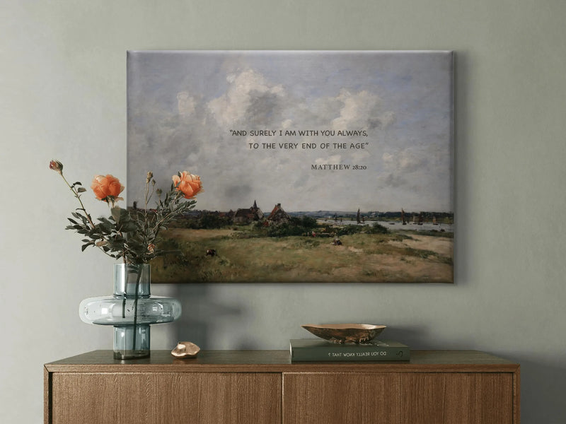 Matthew 28:20 | Modern Christian Canvas
