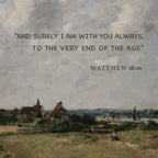 Matthew 28:20 | Modern Christian Canvas