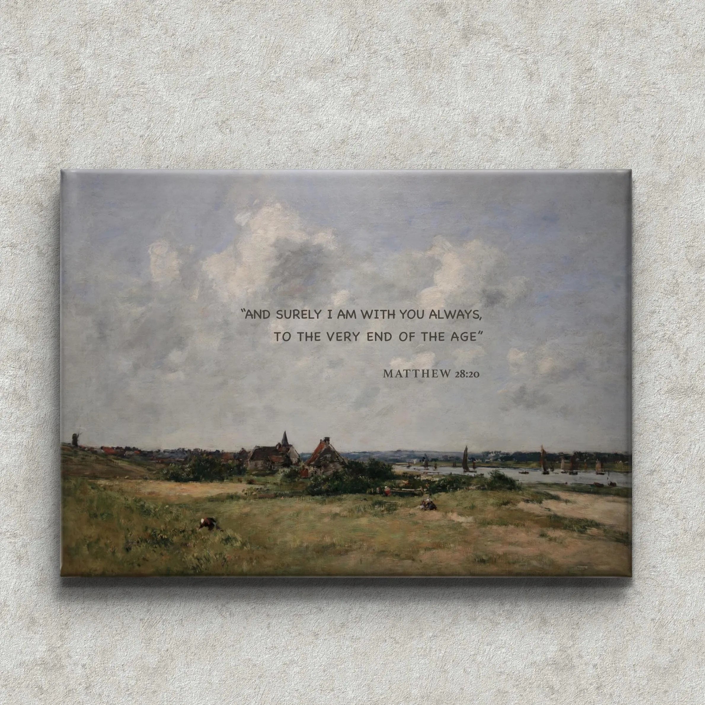 Matthew 28:20 | Modern Christian Canvas
