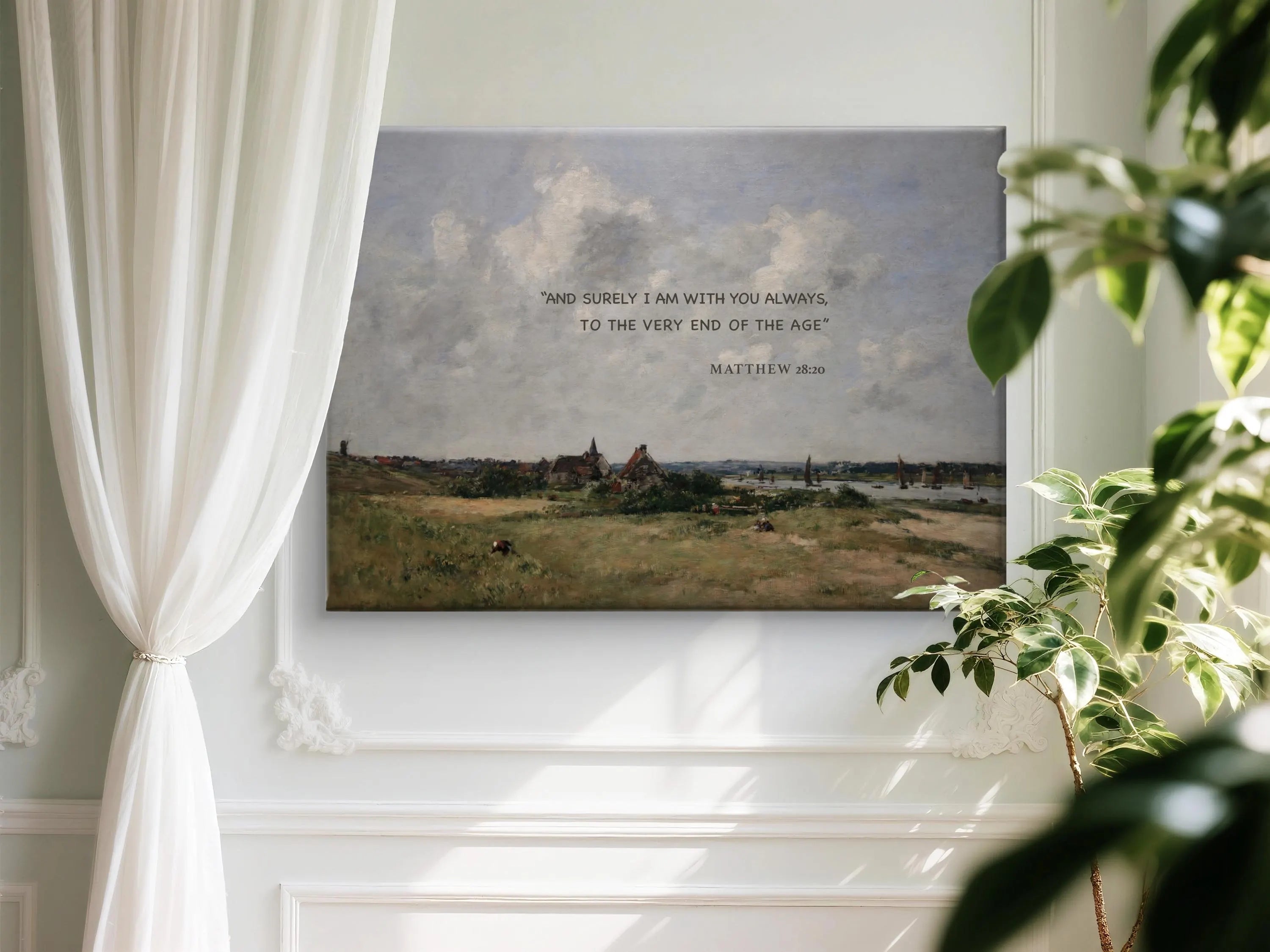Matthew 28:20 | Modern Christian Canvas