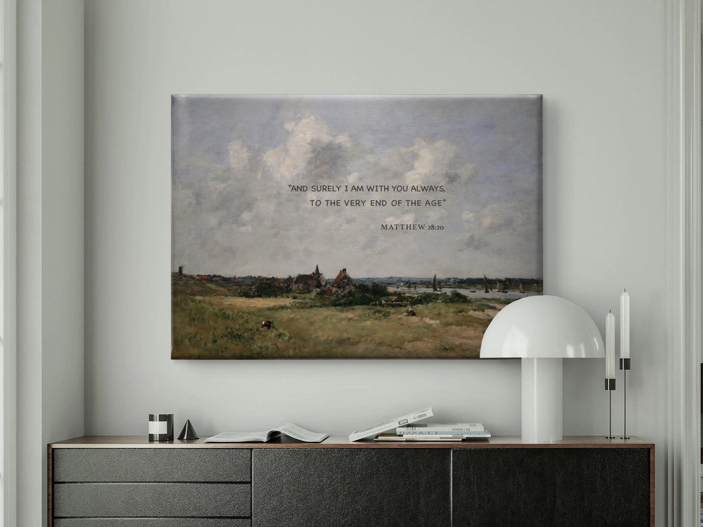 Matthew 28:20 | Modern Christian Canvas