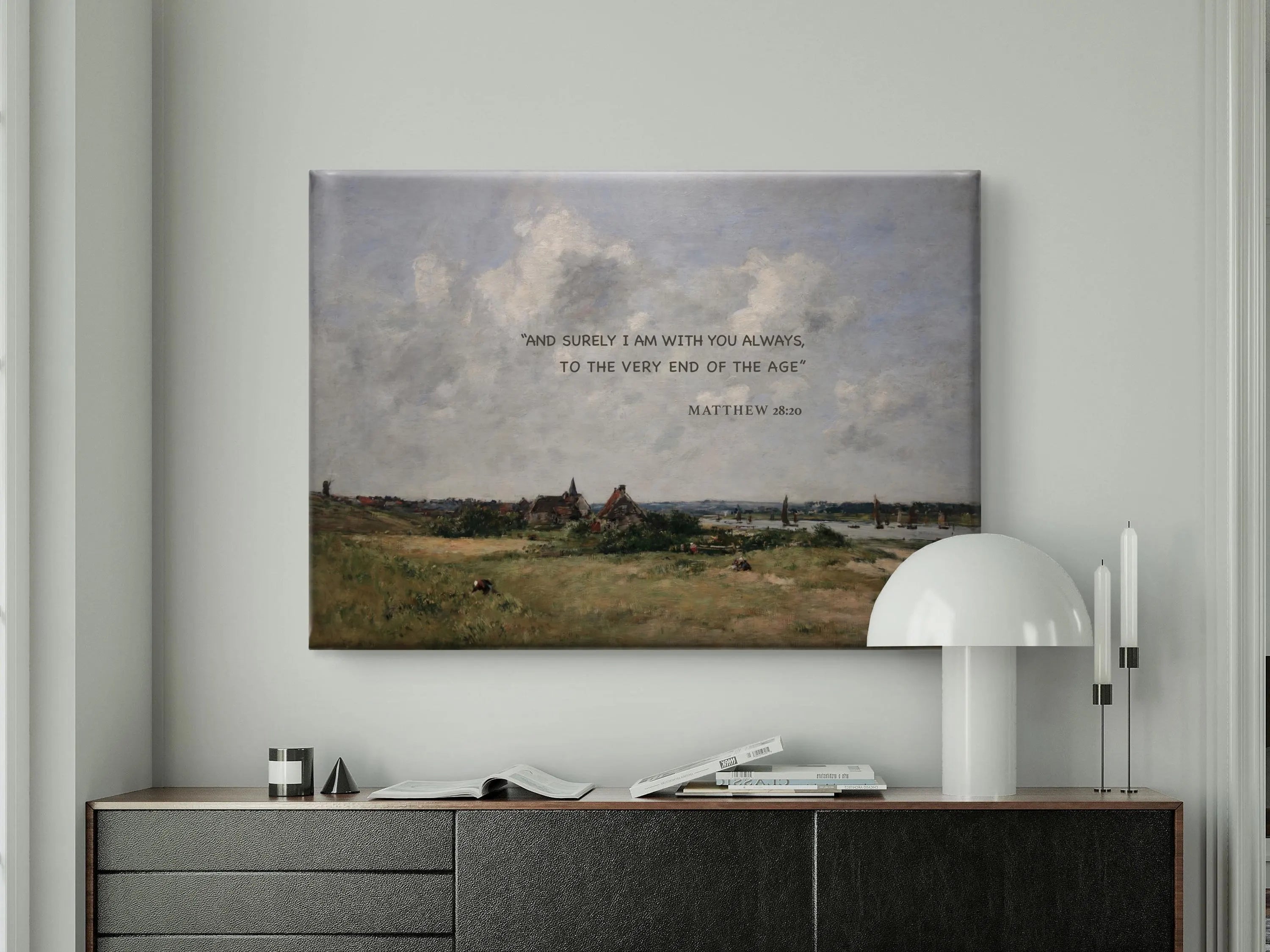 Matthew 28:20 | Modern Christian Canvas