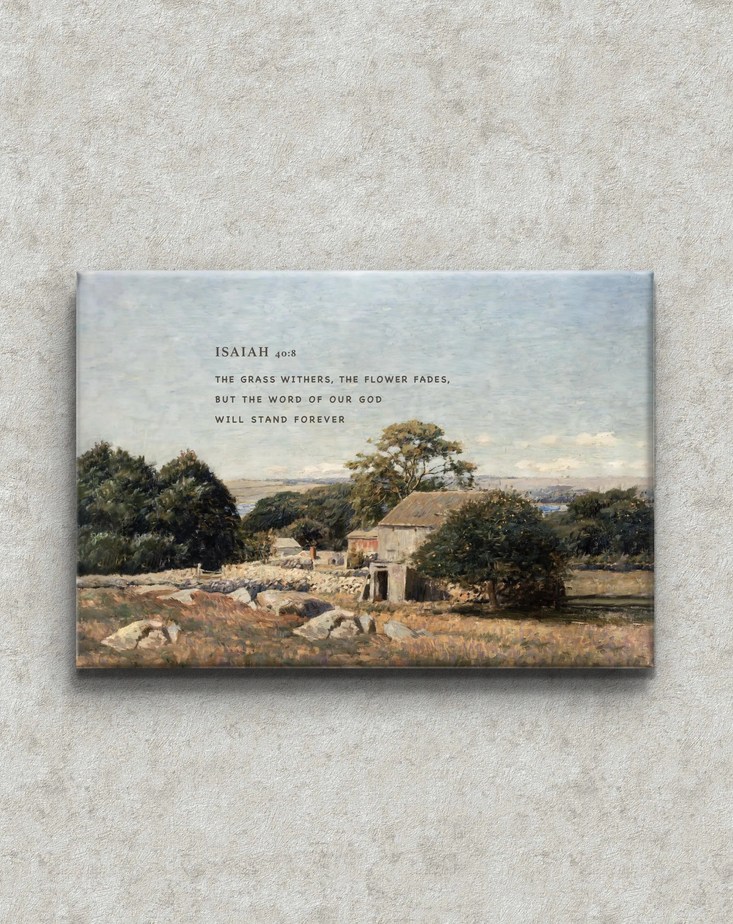 Isaiah 40:8 | Modern Christian Canvas