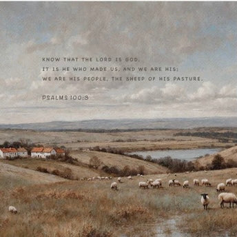 Psalms 100:3| Modern Christian Canvas